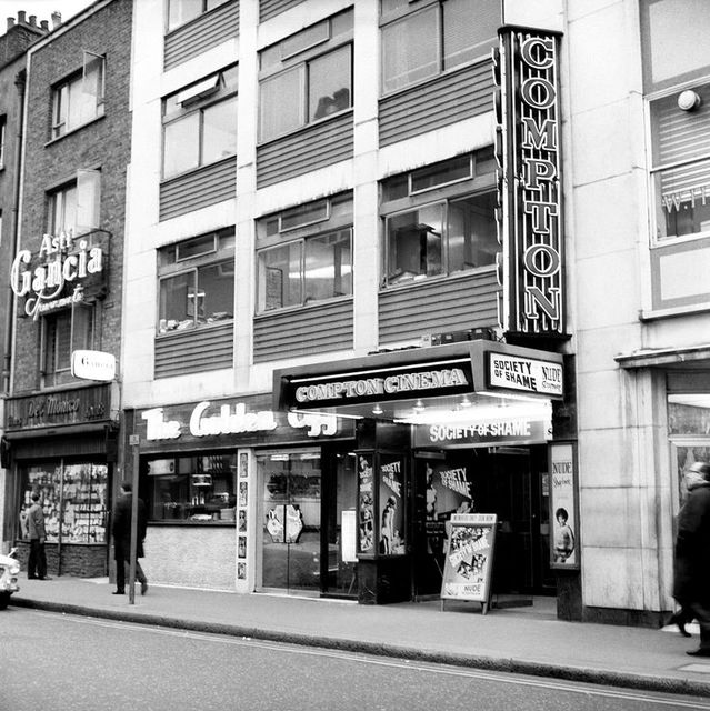Compton Cinema, Soho — a scene from the London of 1965 when BM Samuels was founded